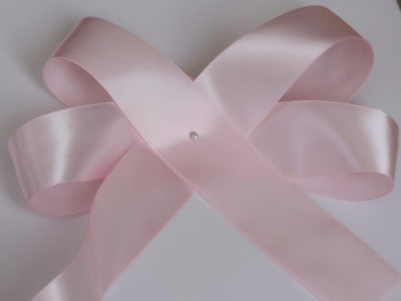 Light Pink Satin Ribbon 5cm wide- Double Sided Carousel 1