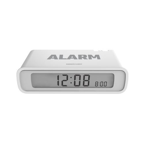 SMALL FLIP ALARM CLOCK WHITE Carousel 1