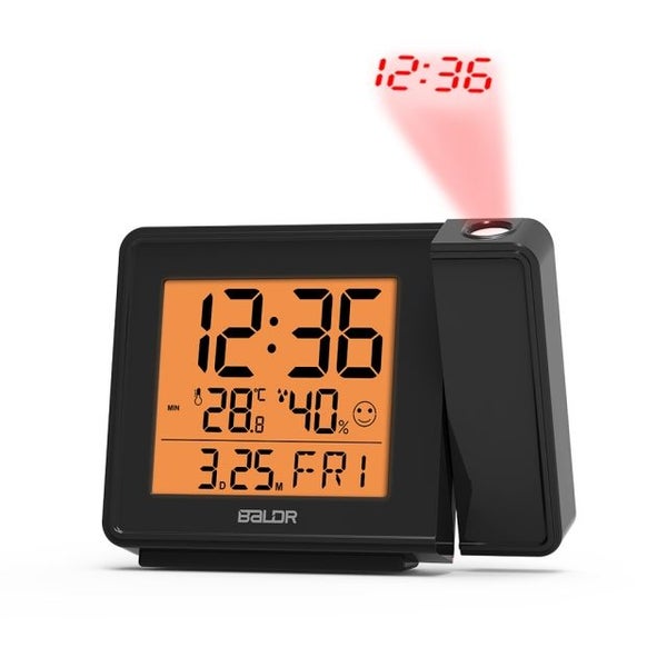 CLOCK WITH PROJECTION AND TEMPERATURE MEASURE / CALENDAR ETC Carousel 1