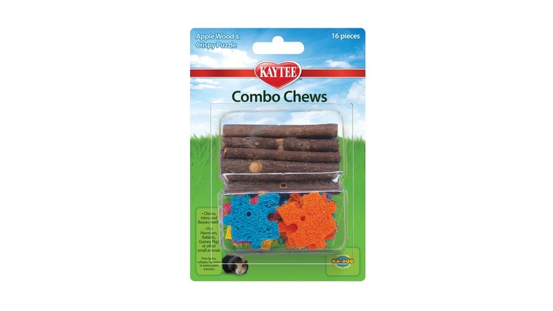 KAYTEE Apple Wood & Crispy Puzzle Chews Small Pet Toy Carousel 1