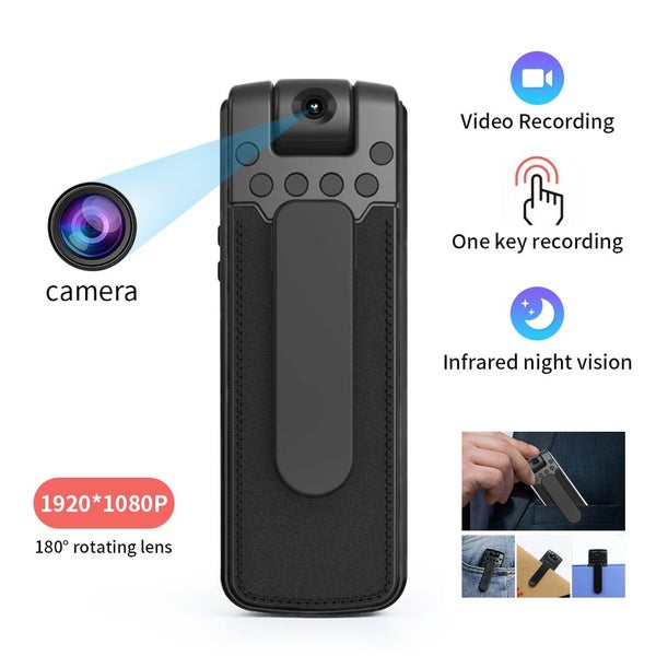 Mini Body Camera 1080P Full HD Hidden Spy Camera Nanny Cam Portable Mini Camera Carousel 1