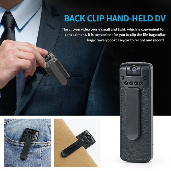 Mini Body Camera 1080P Full HD Hidden Spy Camera Nanny Cam Portable Mini Camera Carousel 2