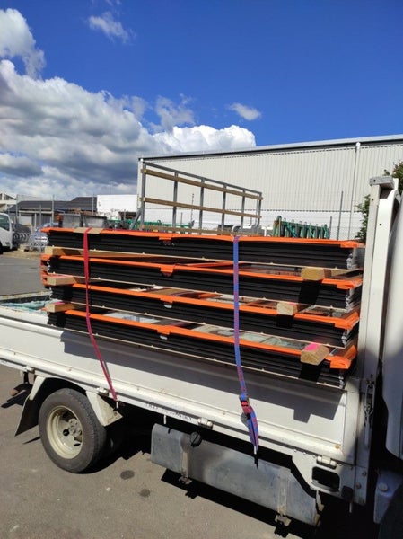 Brand new aluminium sliding door - double glazed clear glass Carousel 11