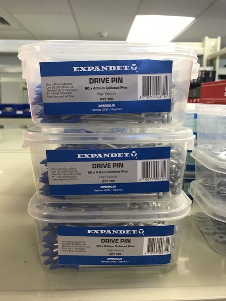 Expandet 90mm Single Drive Pin 100/pk DPSR90J8 Carousel 3