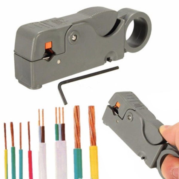 Rotary Coax Coaxial Cable Stripper Cutter Tool for RG58 RG59/62 RG6 Stripper Carousel 1
