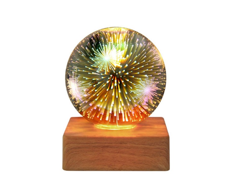 Creative Romantic Firework Light LED Night Light Carousel 1