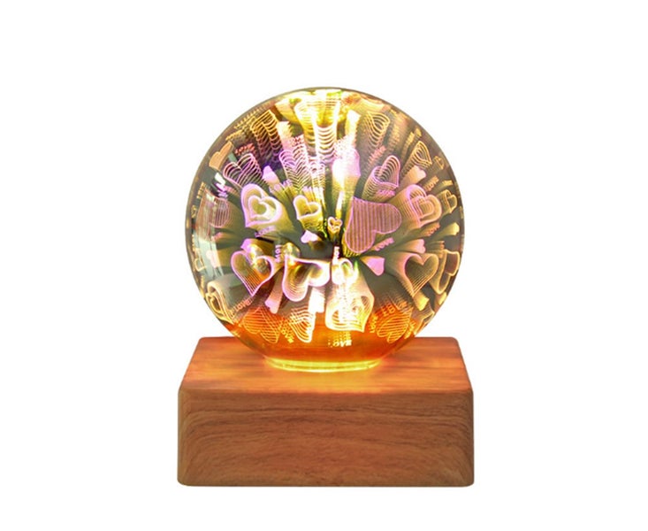 Creative Romantic Love Lamp LED Night Light Carousel 1