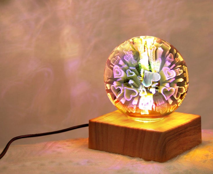 Creative Romantic Love Lamp LED Night Light Carousel 2