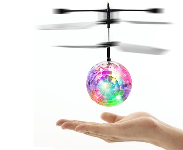 Flying Toy for Kids Adults Built-in LED Light Helicopter Carousel 1