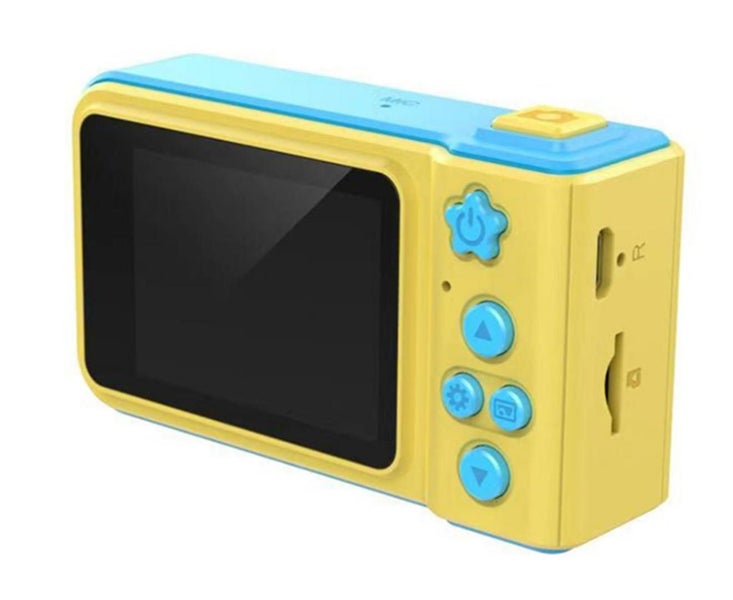 Children's Mini Camera Small SLR Camera Cartoon Game Photography-BLUE Carousel 4