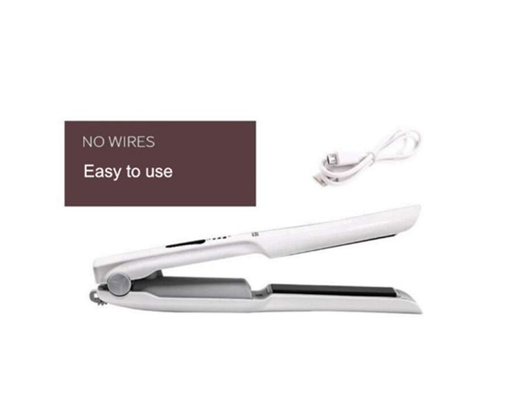 Curly Hair Straight Hair 2 In1Brush with Ceramic Heating Anti - Scald - Pink Carousel 3