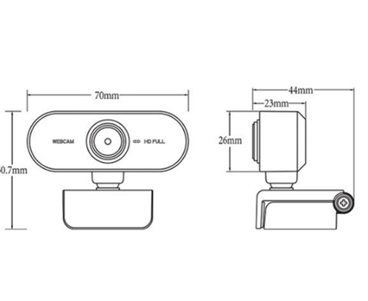 Webcam with Microphone 1080P HD Webcam Streaming Computer Web Camera Carousel 4