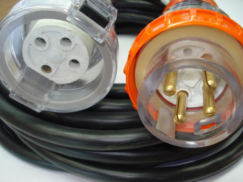 3 phase 10, 15, 16 & 20 Amp Extension Lead Power Cord Ext : WeldingStuff Carousel 1