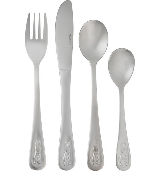 Whitehill Baby - Stainless Steel 4pc Cutlery Set - Bunny's Bistro Carousel 2