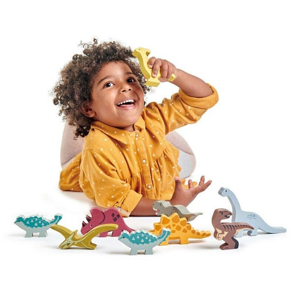 Tender Leaf Toys Wooden Dinosaur Brachiosaurus Carousel 2