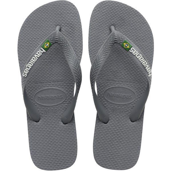 Havaianas Mens Brasil Logo Summer Beach Pool Sandals Thongs Flip Flops Carousel 1
