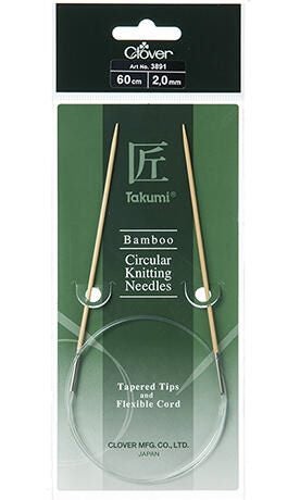 Clover Circular Tapered Tips - 60cm Size 2.00mm Carousel 1