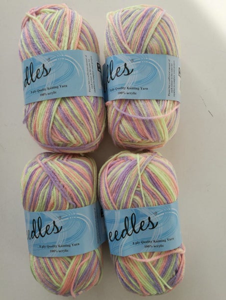 *6 ball* acrylic multi-color Knitting yarn/8Ply/5533-B45 Carousel 2