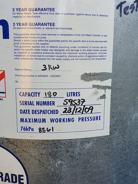 Triumph 180 litres low pressure year 2009 Carousel 2