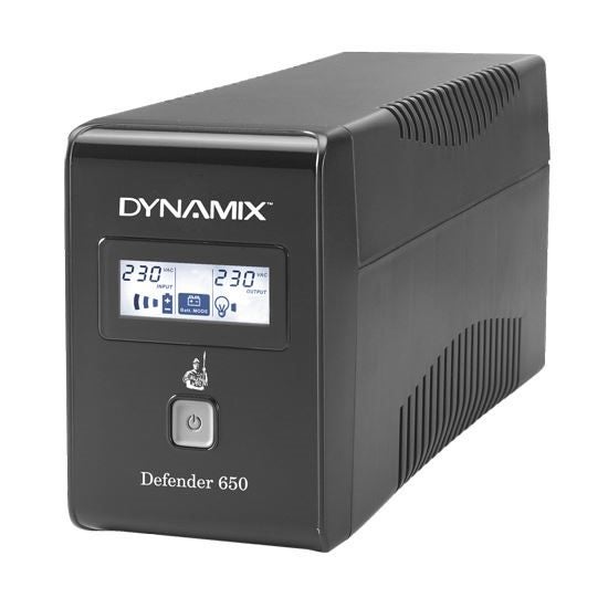 DYNAMIX Defender 650VA (390W) Line Interactive UPS, 936J Surge Protection Carousel 1