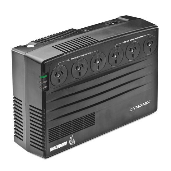 DYNAMIX SafeGuard 750VA (450W) Line Interactive UPS, 3x NZ Power Sockets Carousel 1