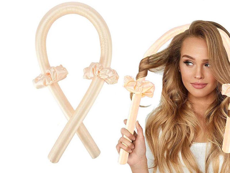 Heatless Curling Rod Hair Curling Tools with 2Pcs scrunchies Carousel 2