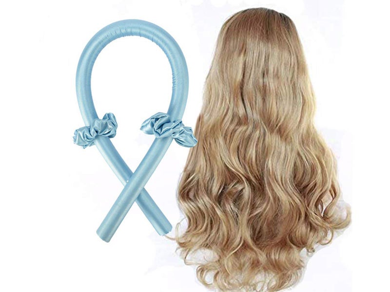 Heatless Curling Rod Hair Curling Tools with 2Pcs scrunchies Carousel 6