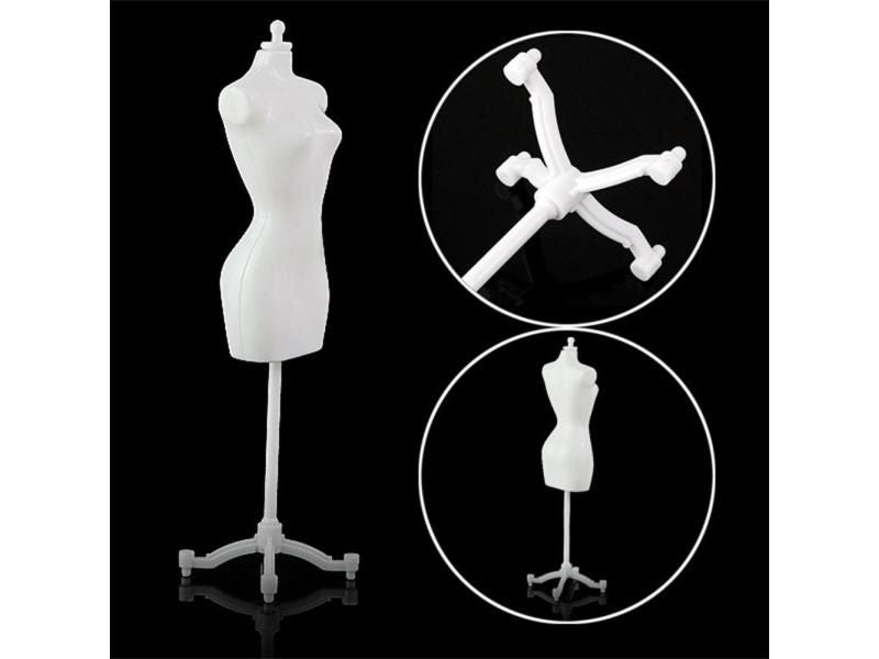 1 PCS Doll Dress Cloth Gown Plastic Demountable Display Support Holder Carousel 2