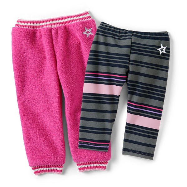American Girl, for 18" Doll ~ RESILIENT STRIPED LEGGINGS & SWEATPANTS ~ set of 2 Carousel 1
