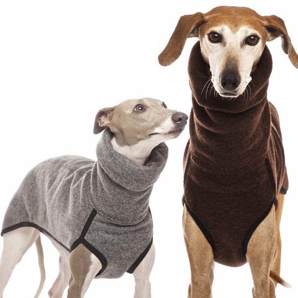 60/65cm Velour Dog High Polo Neck -M-Lge dog "Clearance" Carousel 1