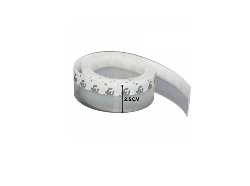 PTN 25mm 5Meters Clear Door Seal Strip Draught Excluder Door Tape Weather Strip Carousel 2