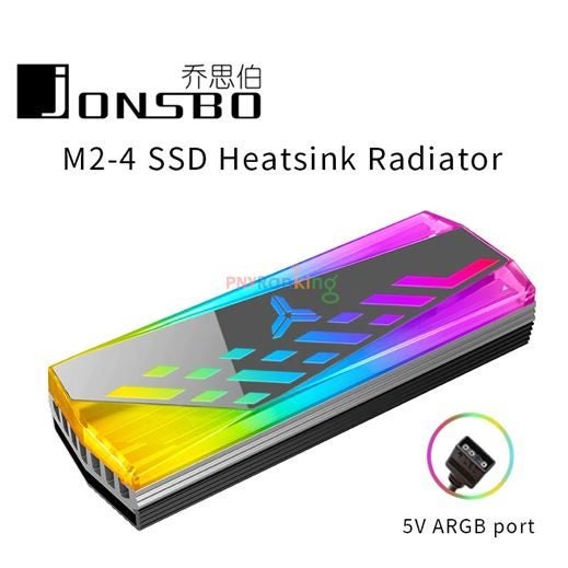 RGB ARGB M.2 SSD ( NGFF 2280) Heatsink Aluminum Alloy Cooler for PC Carousel 7