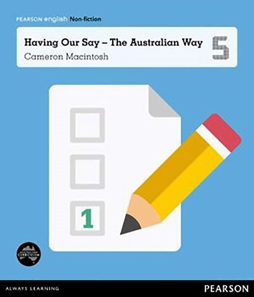 Pearson English Year 5: Let's Vote! - Having Our S Carousel 1