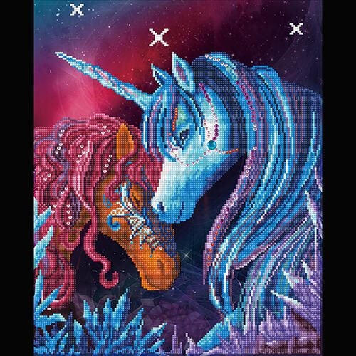 Diamond Dotz Art Kit 42.2 x 52.2cm - Crystal Garden Carousel 1