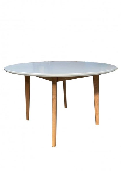 Eppie Round Dining Table MDF Top Dia 120 - Black **40% OFF** Carousel 6