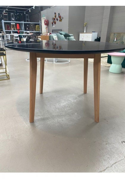 Eppie Round Dining Table MDF Top Dia 120 - Black **40% OFF** Carousel 2