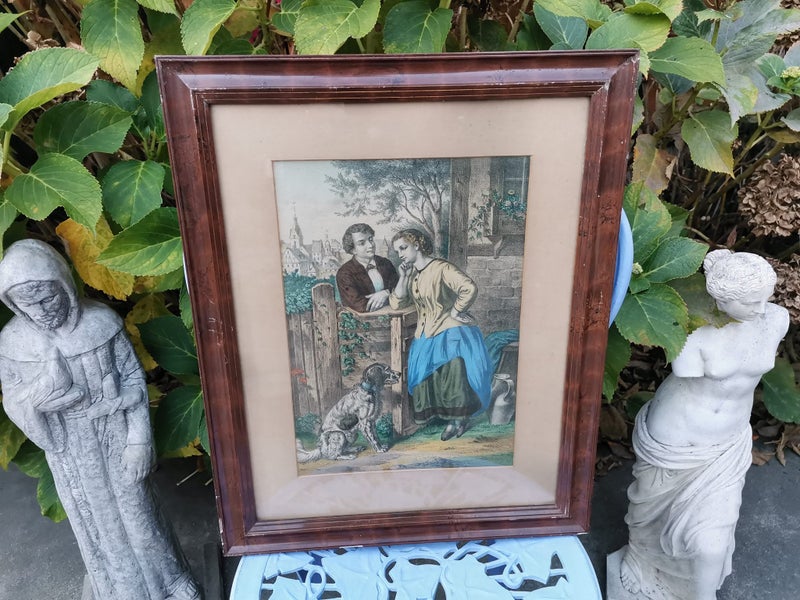 Antique Colour Lithograph Carousel 2