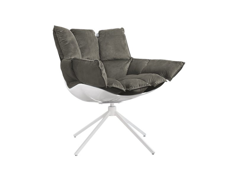 Replica Husk Chair Lounge Chair - Dark Gray Carousel 1