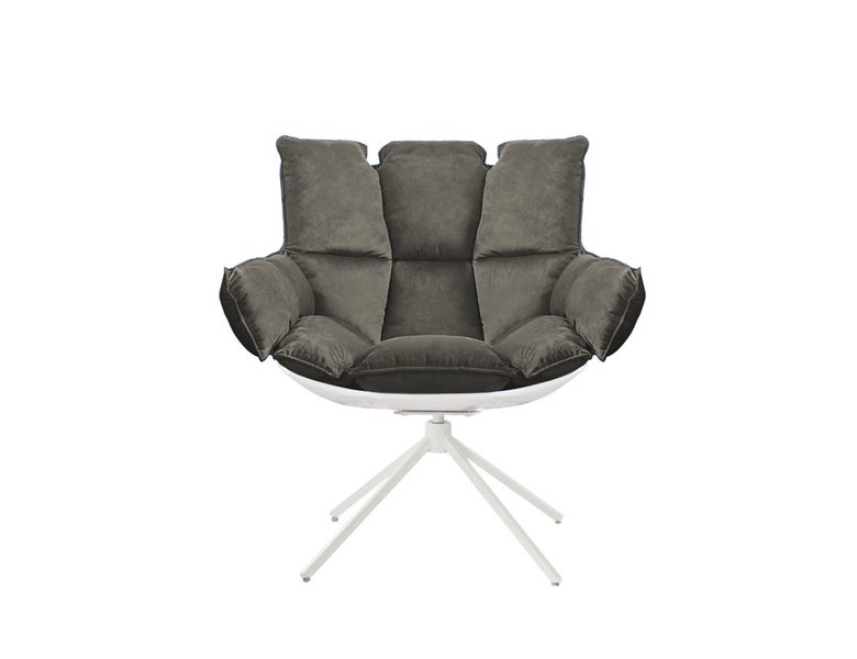 Replica Husk Chair Lounge Chair - Dark Gray Carousel 2