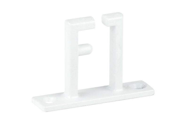 G.L.P Only for 180 Casement Stay - White Powder Coated Carousel 1