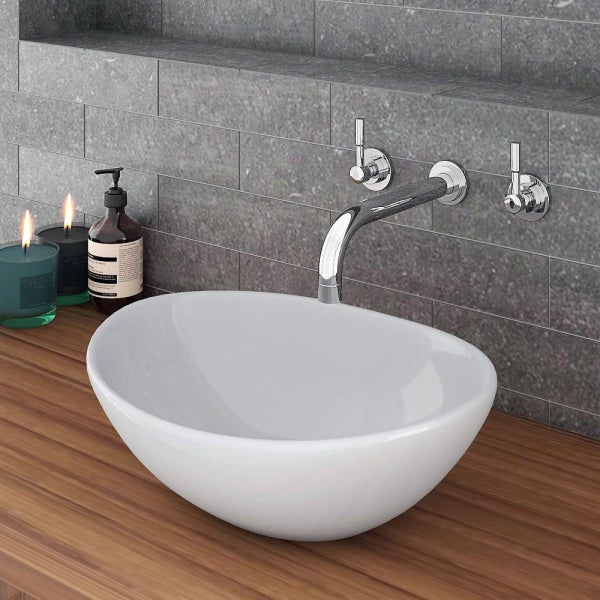 SALE Counter Top Ceramic Basin 0652 - Lennox Bathroom Carousel 1