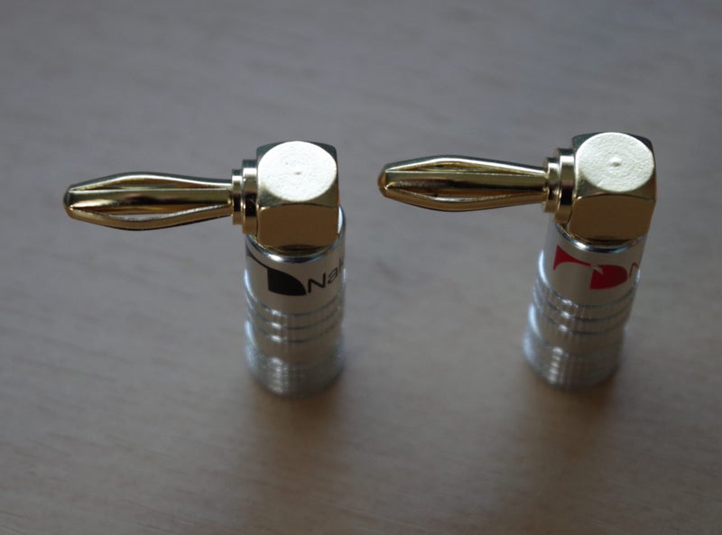 Nakamichi right angle Banana Plugs x 4 $2.50 per plug) Carousel 2