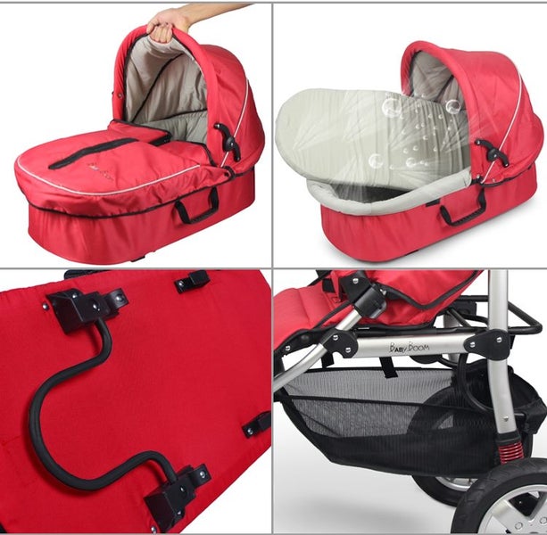 Clearance Baby stroller SET Pram + Carrycot + Rain cover + Mummy bag + Sleep Bag62998451100035114