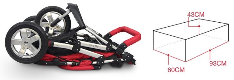 Clearance Baby stroller baby Pram + free Rain cover Carousel 2