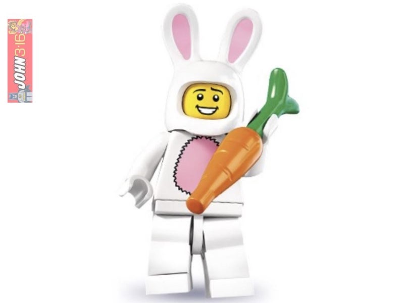 AWESOME LEGO MINIFIGURE SERIES 7 BUNNY SUIT GUY * BRAND NEW - SEALED PACKET * Carousel 2