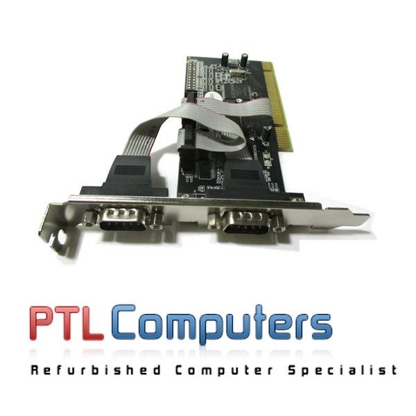 *$39.99*Manhattan PI2009865X2A Serial 2 Port PCI Card IP-N45-5120-00-00012 Carousel 1