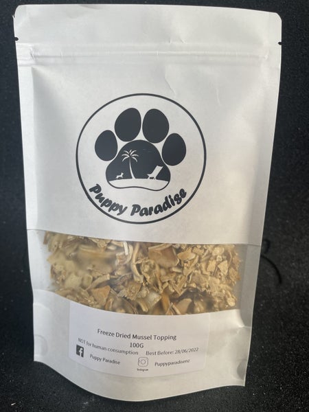 Dog Treats / Dog Food Topping ( Freeze Dried Mussel) 100g Carousel 1
