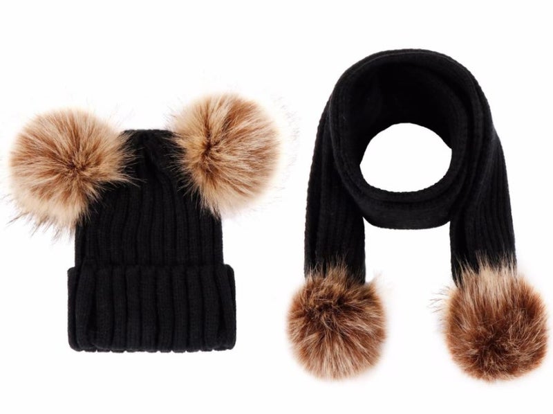 Kids Beanie Pom Pom and Scarf ## PRICED TO SELL## - 2 left in stock62864737596547113