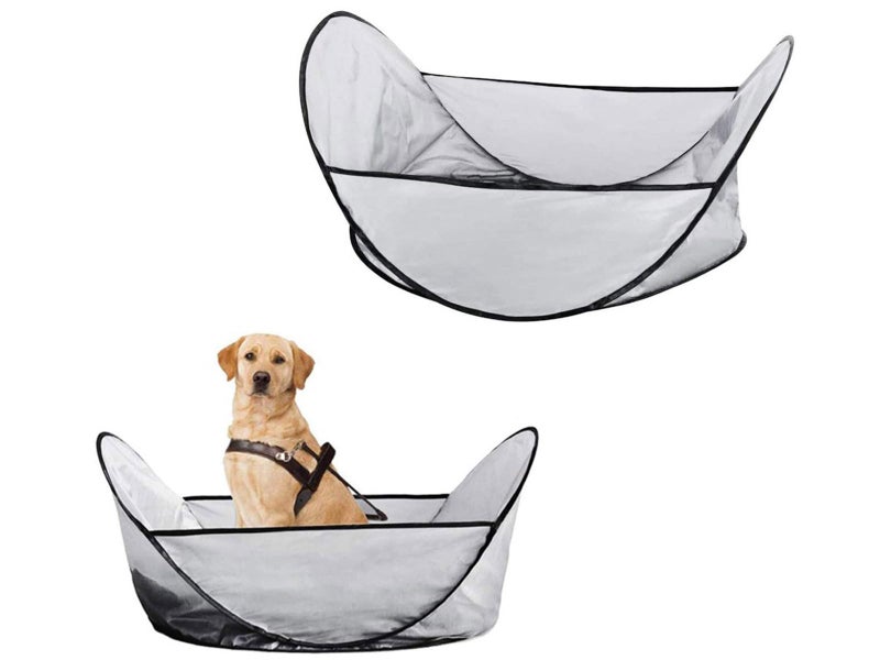 Foldable Pet Shearing Bib Dog Hair Grooming Bib Cat Hair Collect Bed Bib Carousel 1