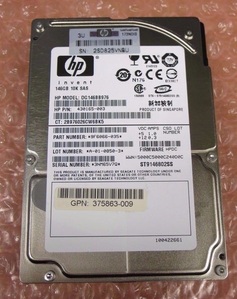 146GB 10K SAS Drive Carousel 1